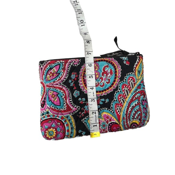 Vera Bradley ZIPPER Travel Set Of 3 Black Parisian Paisley Pattern - Picture 4 of 10